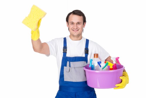 Poplar Carpet Cleaners team completing a safe and insured service